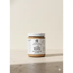 Good Form Foods Sprouted Walnut Butter Vanilla Frosting Creamy & Crunchy - 9oz - No Sugar Added - Rich in ALA Omega-3s - Vegan & Gluten-Free - Added Vegan Protein - Made in US