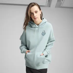 Hello Kitty x PUMA Graphic Oversized Hoodie (Modern Mint)