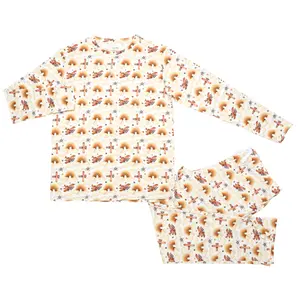 Men's Adult Bamboo Two-Piece Pajama Neutral Skies