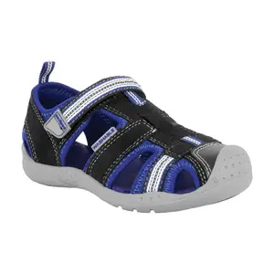 Pediped Sahara Flex Black/Blue Quick-Dry Technology Durable & Breathable Kids Shoes for Adventurous Exploration Approved by the American Podiatric Medical Association