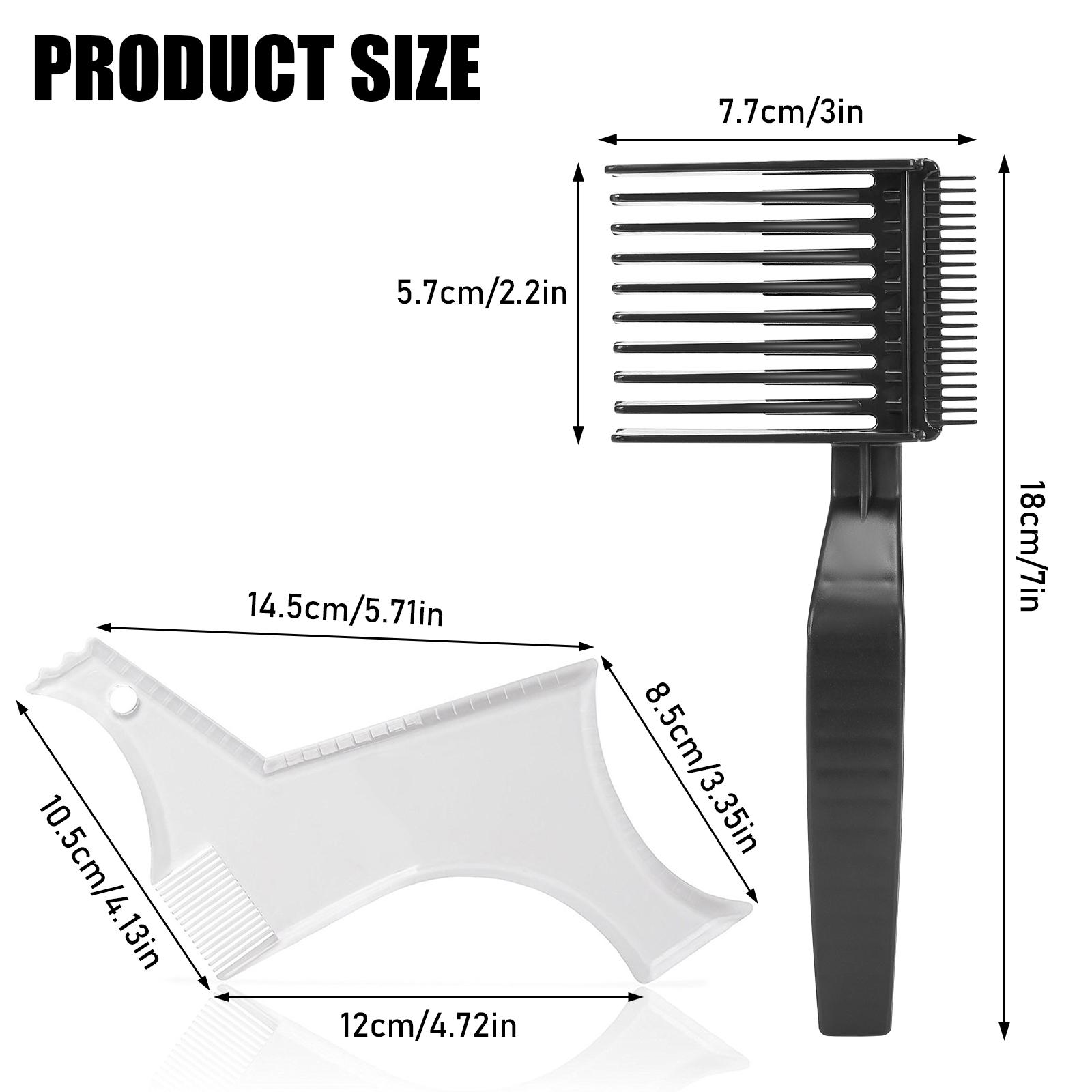 3 Pack Fade Comb for Men 2026 , Hair Fade Tool Blending Combs for Fades Suit for Home Salon Compatible with All Hair Clippers Barber Accessories