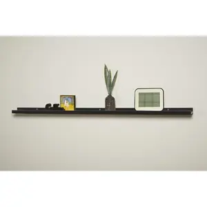 LTL Home Products  1.25 x 46.5 x 3.5 in. Photo Ledge Black Decorative Wall Shelf