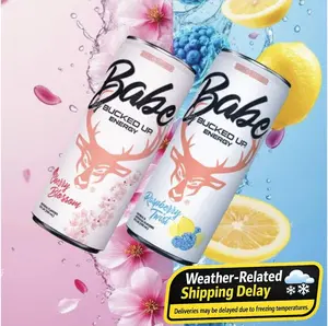 Bucked Up ALL NEW Babe Energy Drink Sport Beverage 12-Pack