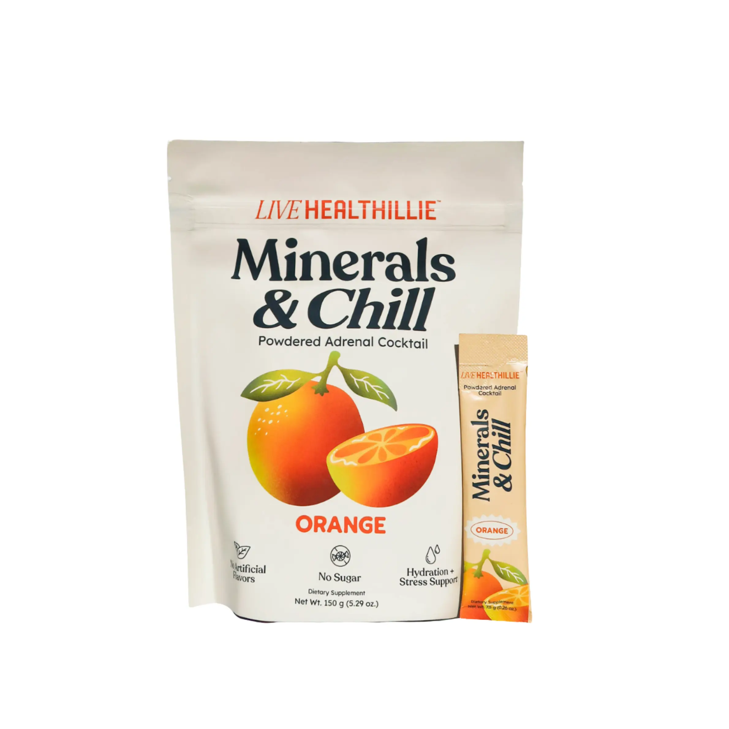 Minerals & Chill Stick Packs - Natural Cortisol Support, Functional Beverage for Stress Relief On-the-Go