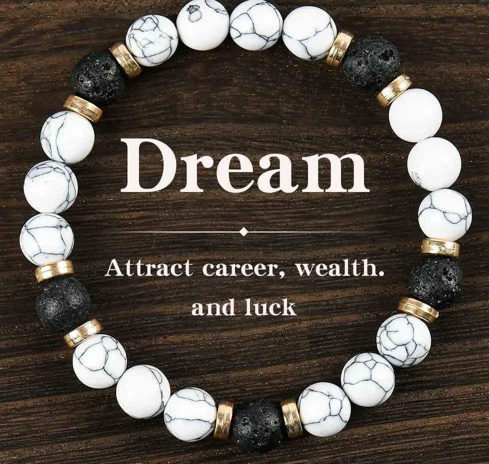 Elegant Dream Fortune Lucky Crystal Bracelet, Natural Beaded Fashion Jewelry For Men And Women, Ideal Party And Birthday Gifts, Good Luck And Love Blessing Gifts summerwins daily wear fashion accessory