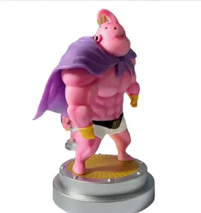 Anime Dragon Ball Z Majin Buu muscle PVC Action Figure Collect Statues Toy 17CM