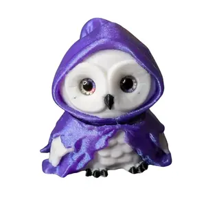 Owl Fidget Toy Desk Buddy for Stressful Days Adorable Moveable Head Design Brightens Your Day Available in Many Colors Decor Ornaments Decoration tactile toys relax anxiety fidgeting fidgdt