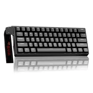 Aula WIN60 HE 60% Mechanical Keyboard Wired, Hall Effect Gaming Keyboard Magnetic Switch Hot Swappable, Adjustable Actuation Rapid Trigger Mode 8000Hz Polling Rate, RGB Keyboard 60 Percent Design