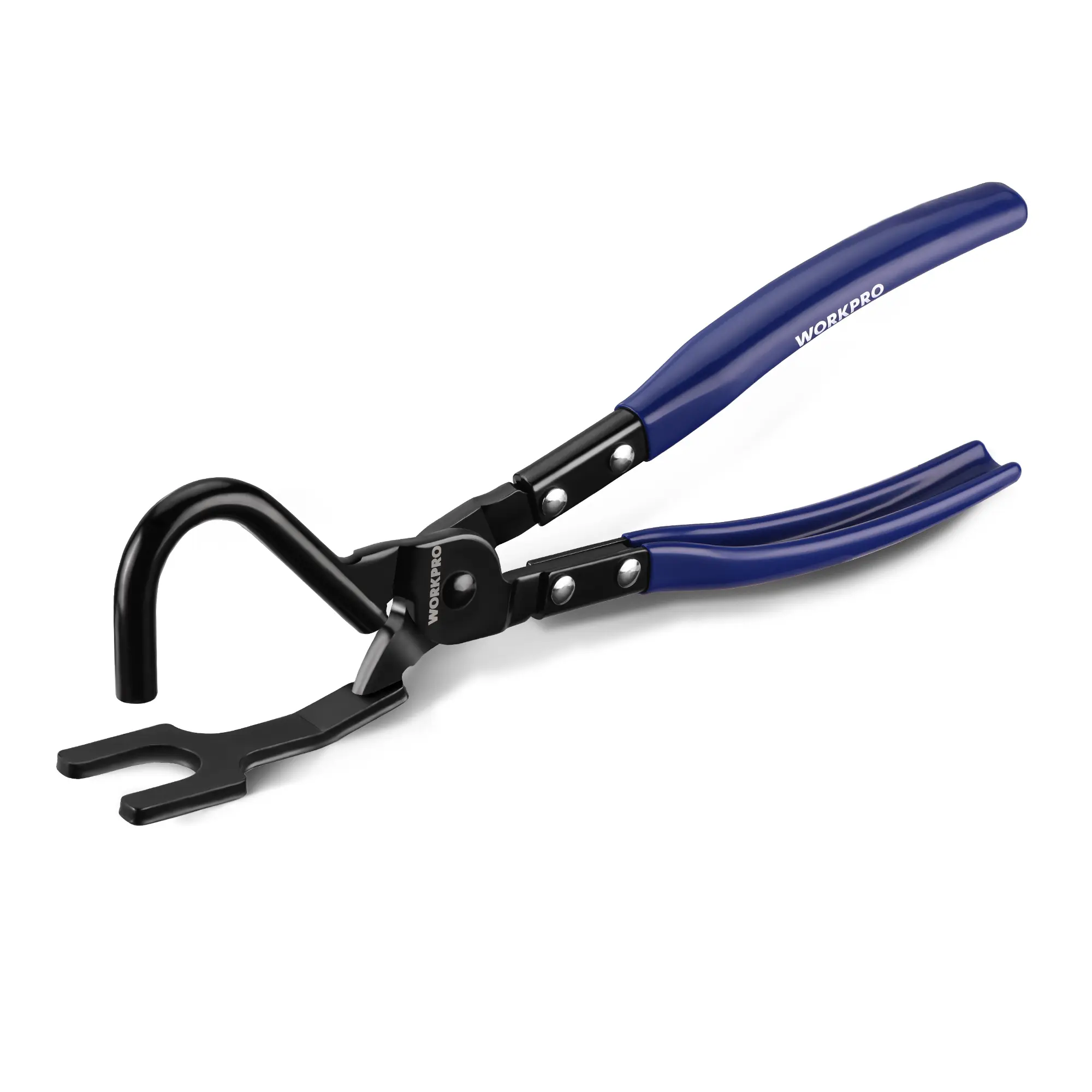 #summersale WORKPRO Exhaust Hanger Removal Tool – Heavy-Duty Exhaust Hanger Pliers for Car & Truck Rubber Exhaust Hangers Muffler Hanger, Non-Slip Grip, Compatible with Most Domestic & Imported Exhaust Systems