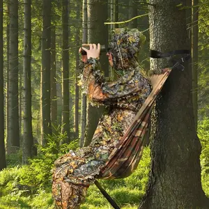 Camo camping chair Hammock seat Hunting chair Lightweight camping stool weighs 300 pounds in the tree waterpods  underwater survival  supplies Lightweight Double Layer Camping Cot backyard fun