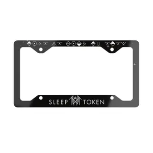 Sleep Token band Metal License Plate Frame Collection,Durable Aluminum