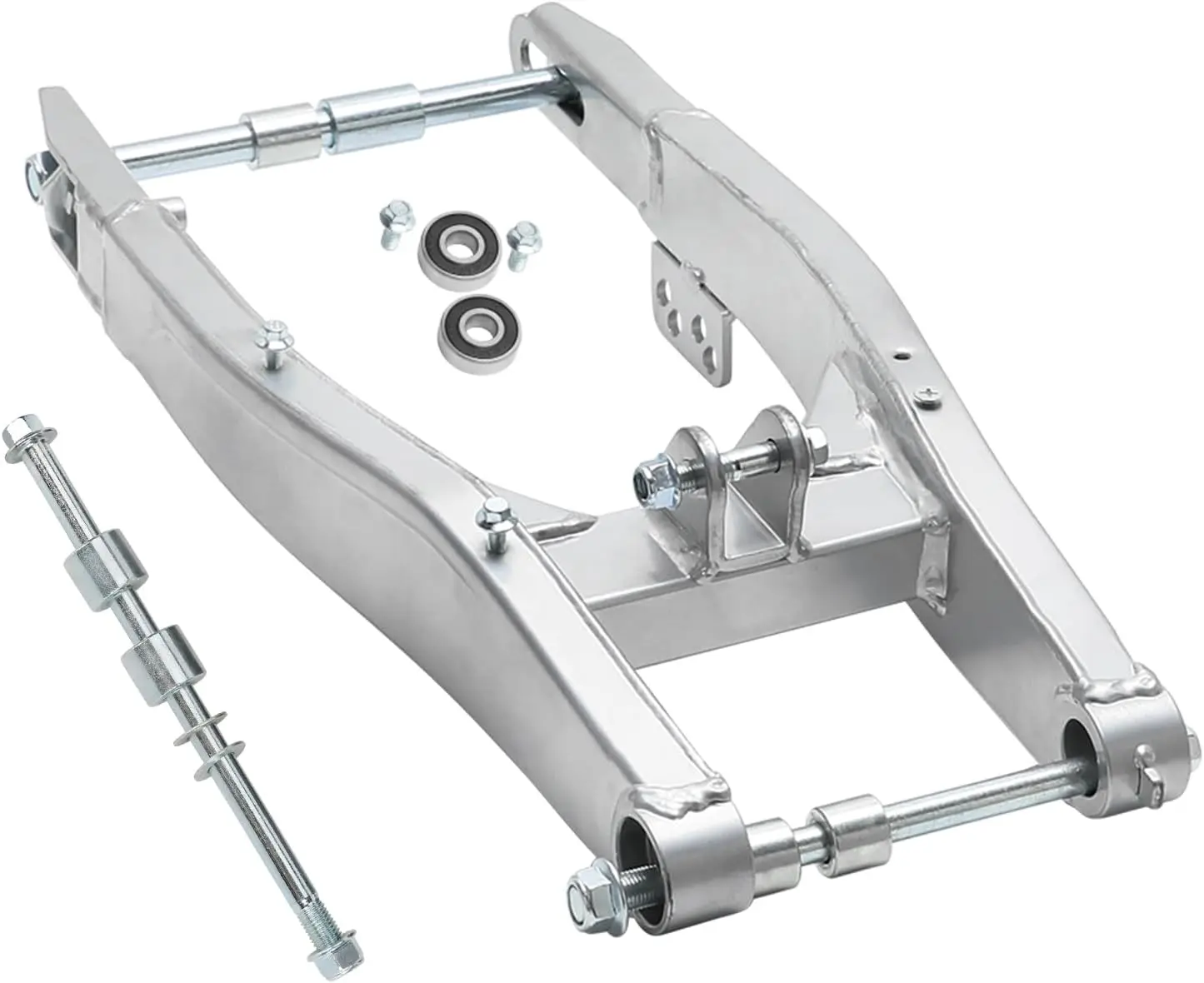 21'' Steel Swingarm with 10mm or 15mm Bearings for Upgrade Pit Dirt Bike 14" 16" Rear Wheels Disc Brake Swing Arm 125cc 140cc 150cc 160cc 200cc 250cc