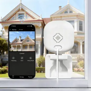 1080P Window&Wall Camera,2.4G WiFi Surveillance Camera,24/7 Indoor Outdoor Security Camera,IR Night Vision,Motion Detection,Wall CCTV,Camera Systems,IP Camera,Wifi Security Cameras, Home Monitoring Camera