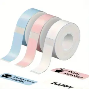 3 Rolls Label Making Tape Refills /Light /, Self Adhesive Label, 185 Strips per Roll, Labels For Printers, Compatible with Label Printing Paper, Standard Laminated Label Replacement