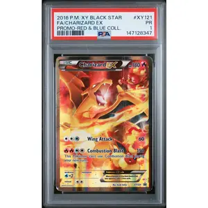 Charizard EX PSA 1 2016 Pokemon XY Black Star Promo #XY121