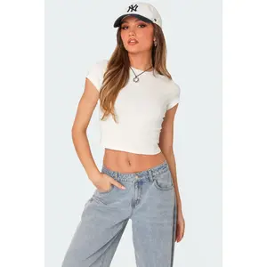Better Basics Cropped T Shirt Better Basics Cropped T Shirt