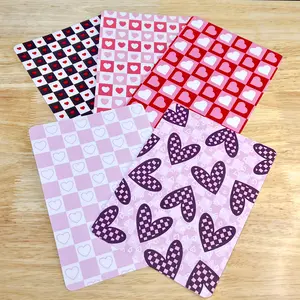 Kindle Inserts | Clear Case | Valentine’s Day | Checkered Pattern | Paperwhite | Oasis | Basic | Scribe | iPad mini 6/7 | Kobo Libra Colour