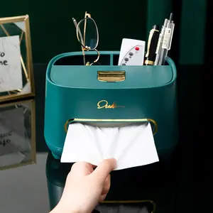 Multifunctional Desktop Paper Towel Holder, Home Living Room TV Remote Storage Box, Simple Office Paper Towel Box, Versatile Napkin Dispenser