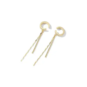 Ear Cuff Chain Earrings