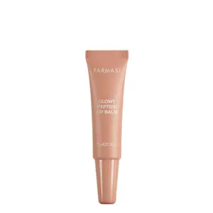Glowy Peptide Lip Balm Toasted Cinnamon - Smooth Hydrating Lip Care with Orange Grove Scent for Radiant Satin Finish