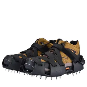 Screw Lock Ice Gripper with Reinforced Rubber for Professional Anti Slip Use