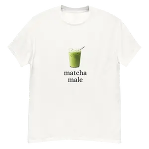 matcha male 100% cotton Unisex classic tee