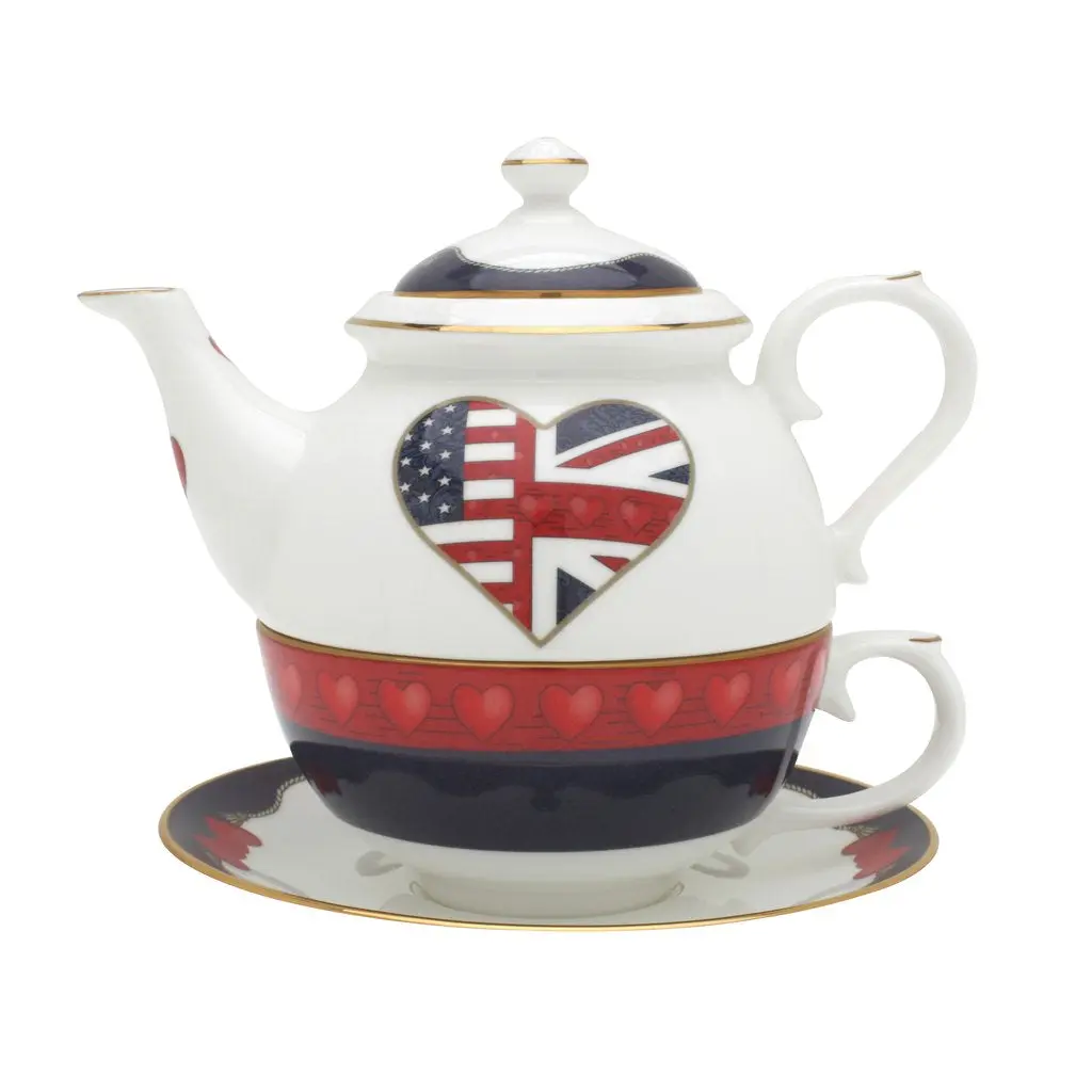 Halcyon Days "A Very Special Relationship" Tea For One Teapot