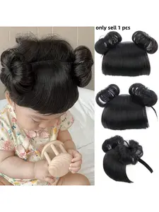 False Hair Braid Headband, Fake Bangs Headband for Kids, Perfect for Cosplay Accessories, Stylish and Fun Hair Decorations