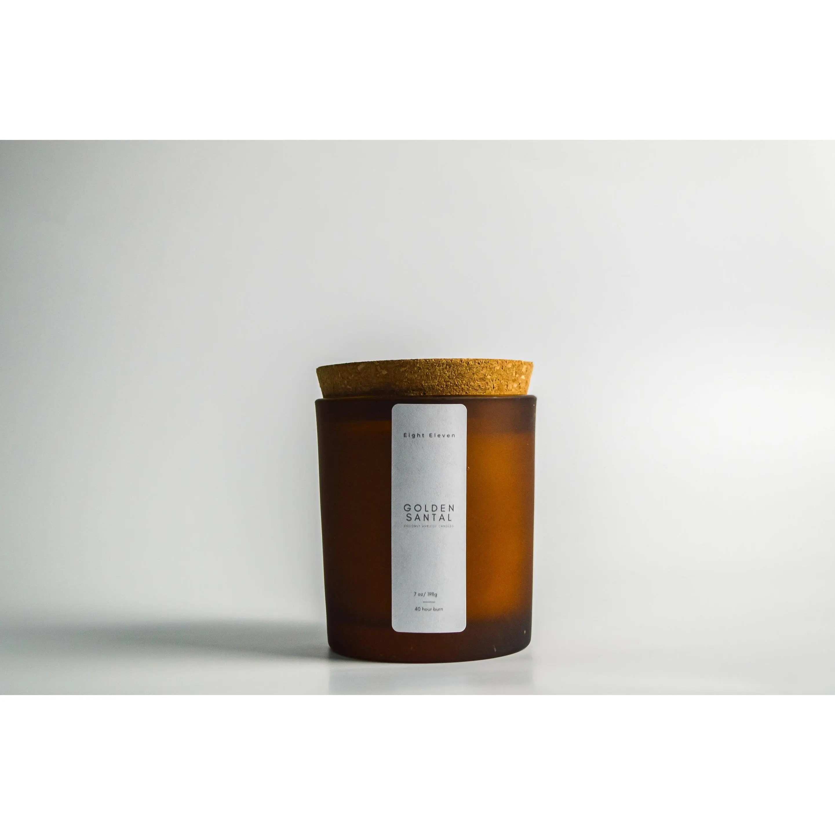 Golden Santal - Wooden Wick Candle - 7oz