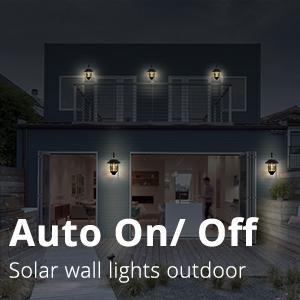 2 Pack Solar Wall Lantern Lights Outdoor, IP65 Waterproof Solar Powered Hanging Lights with Tungsten Filament Bulb, Dusk to Dawn Auto On/Off Solar Sconce Lights for Porch, Fence, Wall, Patio Deco 2 Pack Solar Wall Lantern Lights Outdoor, IP65 Waterproof Solar Powered Hanging Lights with Tungsten Filament Bulb, Dusk to Dawn Auto On/Off Solar Sconce Lights for Porch, Fence, Wall, Patio Deco