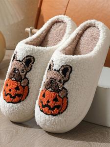 women's cute cartoon design slippers, casual soft comfortable home slippers, warm slippers for indoor & outdoor use for fall & winter