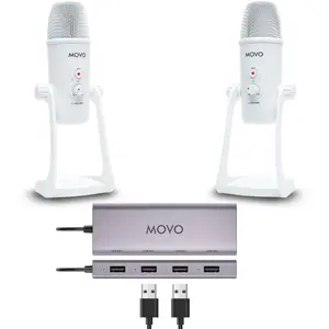 UMX-1+UM700 | USB Podcast Microphone Bundle | Movo