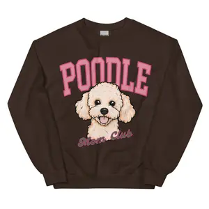 Apricot Poodle Dog Mom Club Sweatshirt