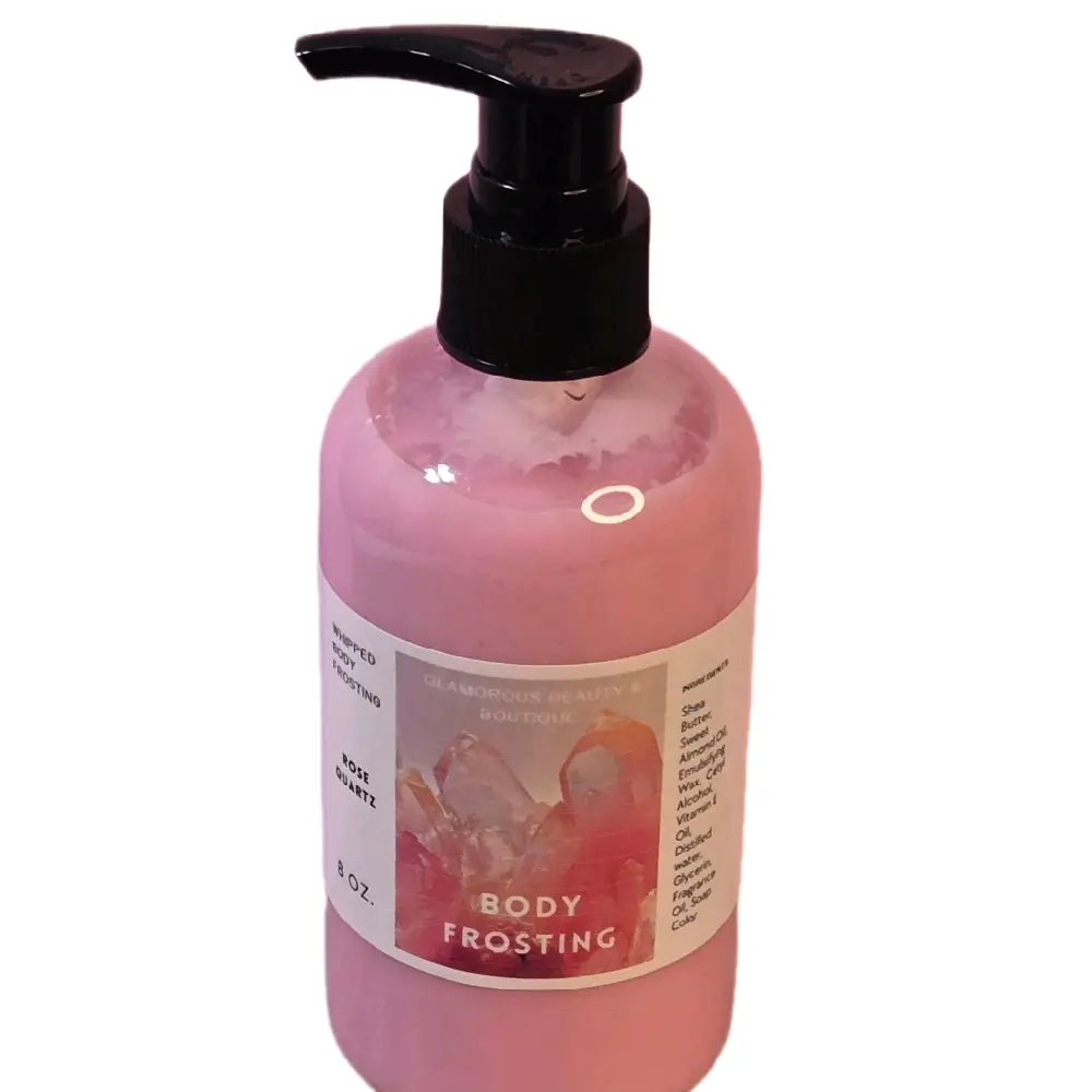 Rose Quartz Body Lotion with Shea Butter - Lightweight Hydrating Body Care to Restore Dry, Sensitive Skin | SPF 20 | 8 oz Pump Bottle, Moisture, Scented, Moisturizing, Natural Oils, Bright, Full Body
