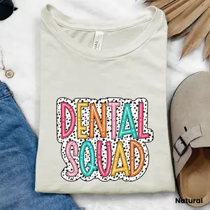 Dalmatian Dots Dental Squad Shirt, Dental Assistant Sweatshirt, Dental Hygienist Gift, Orthodontist T-Shirt, Dentist Tee, Dental Student Gift