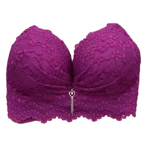 TRNDY LAB Ultra Push-Up Bra 12CM Extreme Padding for Small Chest Wireless Seamless Plunge Bra with Side Support Enhancer for Flat Chest