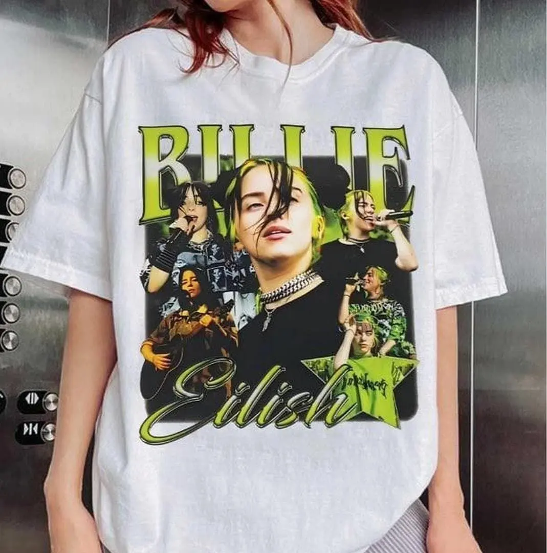 BillieBillie Eilish Tour Graphic Tee, T-shirts for men and women, Unisex T-Shirt.