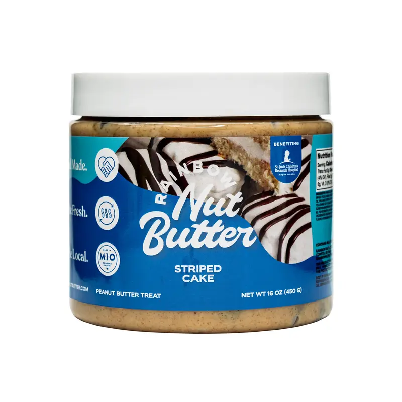 STRIPED HORSE Cake Chocolate Peanut Butter Treat Milk Chocolate White Rainbow Nut Butter Dessert Sweet Snack Treat