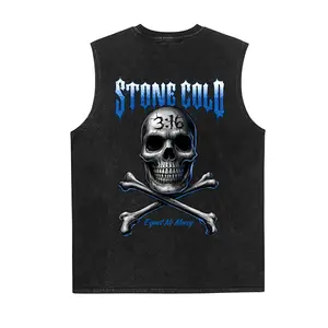 WWE Stone Cold Steve Austin  Vintage Tank 90s Graphic Sleeveless Tank Tops Men Vest Streetwear Outfits Men Vacation Outfits Sleeveless Shirt