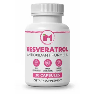 IM Resveratrol Antioxidant Formula with Magnesium & Lemongrass for Healthy Fitness and Beauty - Supplement