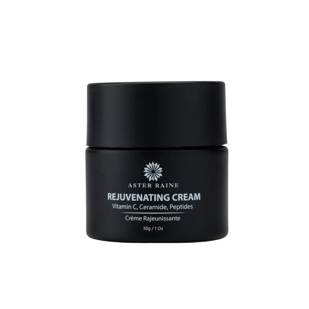 Rejuvenating Face Cream with Vitamin C, Ceramides & Peptides for Radiant Skin | Aster Raine Moisturizer Skincare Brightening Gentle