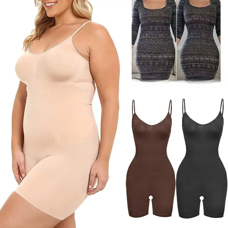 Women's Overbust Shapewear Bodysuit, Full Body Compression Shaper for Tummy Control, Waist Training & Butt Lifting, Lady, Black Overbust, Women's Clothes, Body Contouring