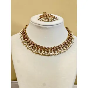 Pia Necklace Set (Includes Earrings & Tikka)