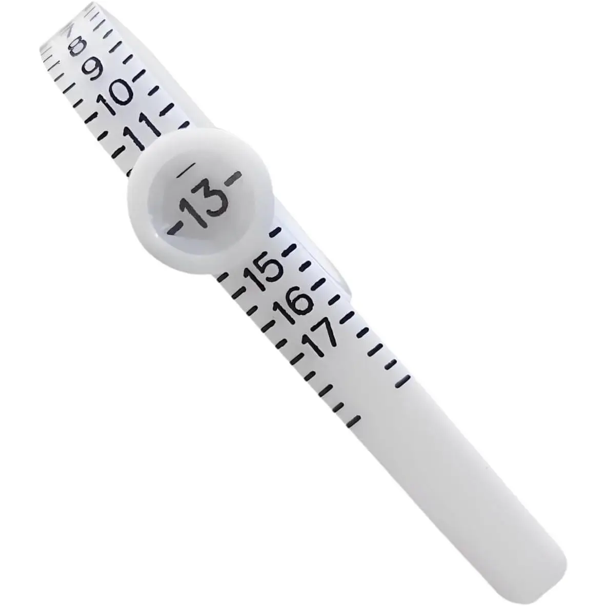 Ring Sizer with Magnifier Measuring Tool 1-17 Ring Measurer Flexible Ruler for Men&Women