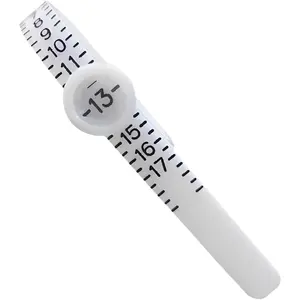 Ring Sizer with Magnifier Measuring Tool 1-17 Ring Measurer Flexible Ruler for Men&Women