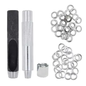 Mandala Crafts Grommet Eyelet Kit with Setting Tools for Leather, Fabric, Boots, Tarp Repair, Sewing