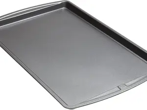 Everyday Nonstick Steel Baking Sheet, 17" x 11", Gray, Large Cookie Sheet for Baking, Nonstick Baking Tray, Oven Tray, Non-Stick Cooking Sheet