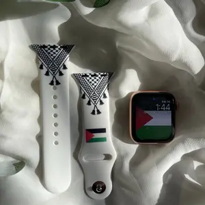 Palestine kufiya Watch band silicone Wearable Accessories