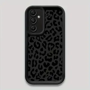Phone Case - A Stylish Black Leopard Print TPU Phone Case Suitable for All Four Seasons, Compatible with Samsung S26,S26PLUS,S26ULTRA,S25,S25PLUS,S25ULTRA,S24,S24FE,S24PLUS,S24ULTRA,A54,A53,A52,A36,A35,A34,A33,A17,. It'S a Cute And Trendy Phone Protector