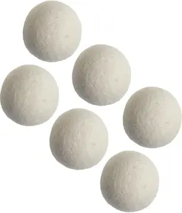 12 Pack Natural Wool Dryer Balls Reusable Eco Laundry Softener Anti Static Set